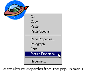 Right-click your mouse button to open the menu.